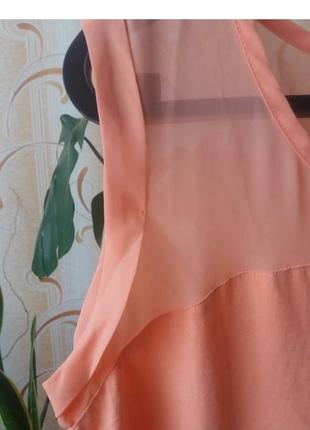 Блуза комбинированная.р 48/50.5 фото