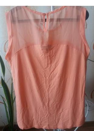 Блуза комбинированная.р 48/50.7 фото