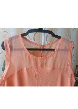 Блуза комбинированная.р 48/50.10 фото