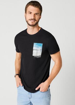 Чоловіча чорна футболка livergy