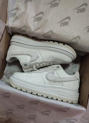 Кроссовки nike hot air force 1 low luxe blue white