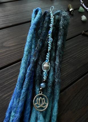 Лула предохраняет, аксессуар для волос, лула с подвеской лотос