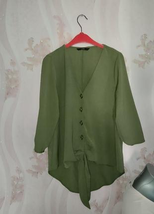 Блуза з зав'язками