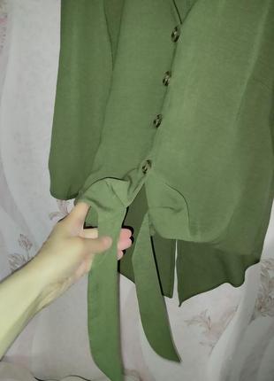 Блуза з зав'язками5 фото