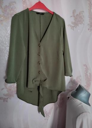 Блуза з зав'язками2 фото