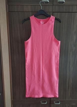 Платье коралловое