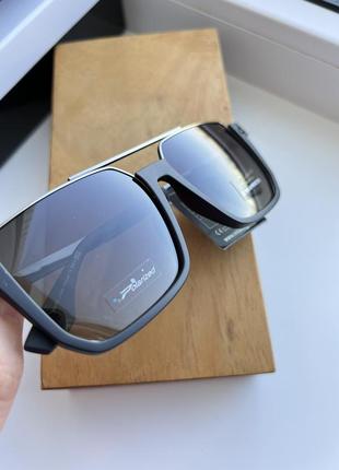 Фірмові сонцезахисні матові окуляри marc john polarized mj08225 фото