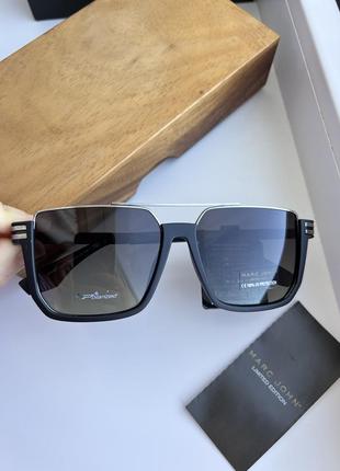 Фірмові сонцезахисні матові окуляри marc john polarized mj08226 фото