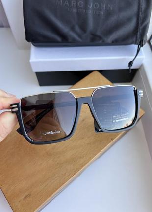 Фірмові сонцезахисні матові окуляри marc john polarized mj082210 фото