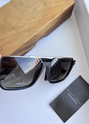 Фірмові сонцезахисні матові окуляри marc john polarized mj08229 фото