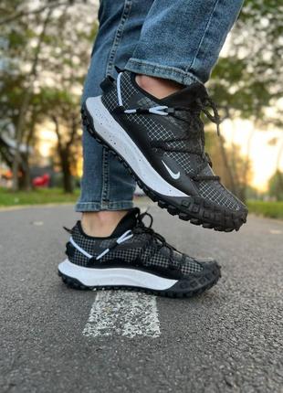 Чоловічі кросівки nike acg mounth low blac white7 фото