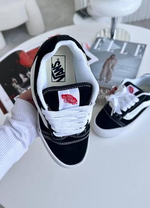 Кросівки vans khu skool black white4 фото