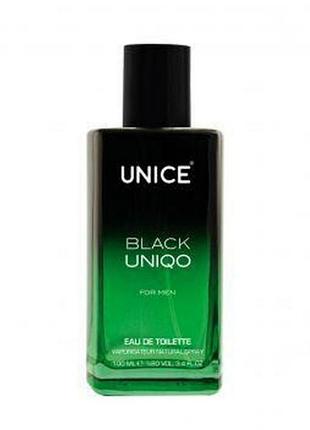 Чоловіча туалетна вода unice black uniqo, 100 мл