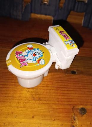 Туалет унитаз в кукольный домик2 фото