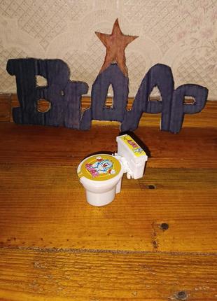 Туалет унитаз в кукольный домик