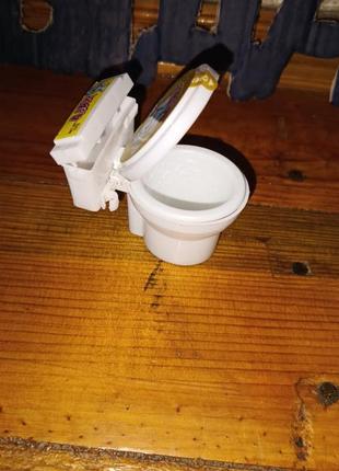 Туалет унитаз в кукольный домик5 фото