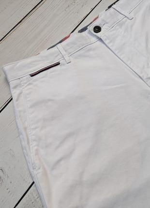 Мужские белые стрейчевые шорты tommy hilfiger / бермуды томми хилфигер оригинал размер 32 m м7 фото