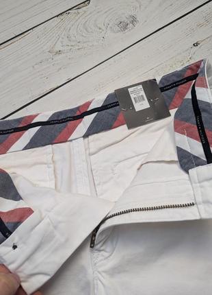 Мужские белые стрейчевые шорты tommy hilfiger / бермуды томми хилфигер оригинал размер 32 m м9 фото