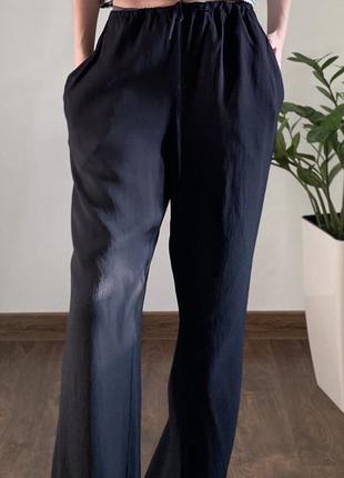 Брюки легкие широкие летние брюки1 фото