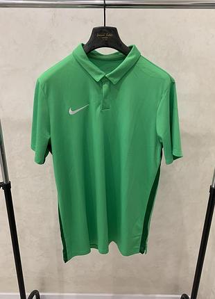 Спортивна футболка поло nike зелена