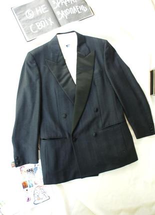 Брендовый двубортный пиджак блейзер от модного дома ermenegildo zegna