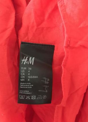 H&m хрустящий хлопок поплиновое платье4 фото