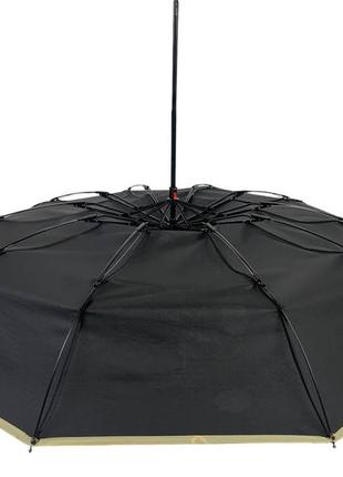 Женский складной механический зонт от toprain, черный, 0097-3