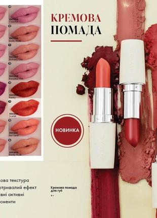 Кремовая помада для губ farmasi 14 scarlet 4 г
