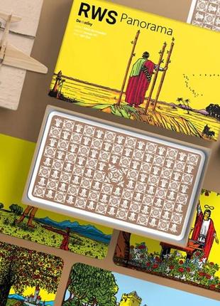 Новинка! карты таро rws panorama tarot, 12х7 см, позолоченный срез, в твердой коробке