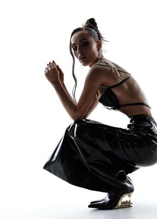 Ботфорти gcds з зубами підбором