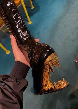 Ботфорти gcds з зубами підбором