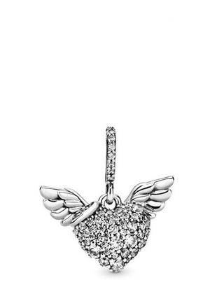 Серебряный кулон pandora пандора  "крылья ангела" 398505c01