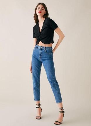 Футболка, топ zara в рубчик./вискоза