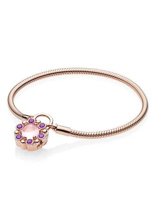 Срібний браслет pandora"геральдичне сяйво"  587635npm