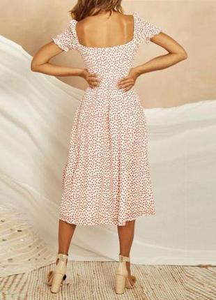 Распродажа cукня asos миди с разрезом в мелкий цветочек6 фото