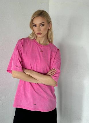 Футболка оверсайз варёнка в стиле zara