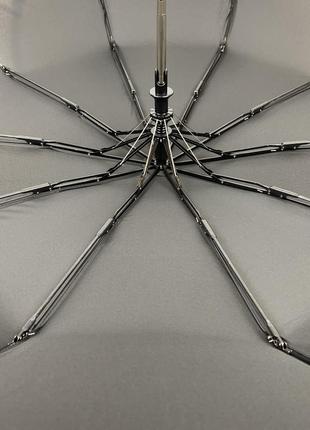 Мужской складной зонт полуавтомат с прямой ручкой от bellissimo, есть антиветер,...