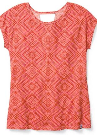 Футболка smartwool wmn merino 150 pattern tee s розовый
