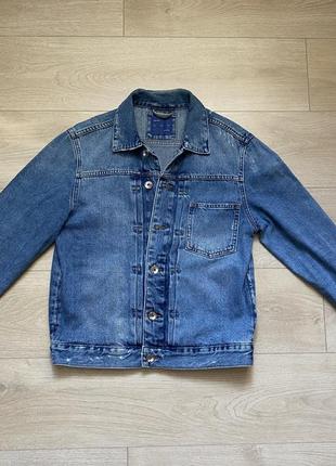 Джинсовая куртка zara джинсовый пиджак