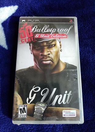 50 cent bulletproof g unit edition ((англійська мова) новий в плівці) для psp