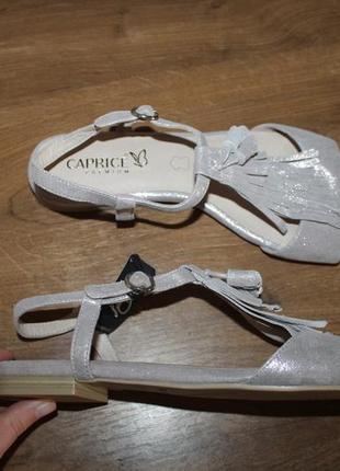 Шкіряні босоніжки caprice premium, 40 розмір