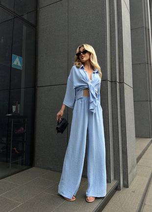 Костюм ( брюки + сорочка вільного крою )