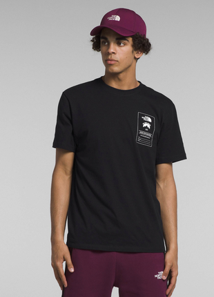 Черная мужская футболка the north face back print t-shirt in black новая оригинал сша1 фото