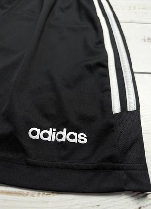 Мужские лёгкие спортивные шорты adidas адидас оригинал / чёрные тренировочные5 фото