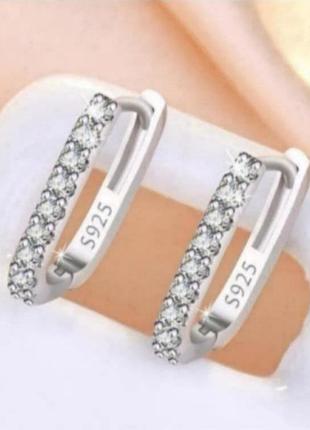 Серьги серебро маленькие оригинальные silver ♥️ original