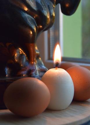 Пасхи ароматическая свеча в форме яйца1 фото