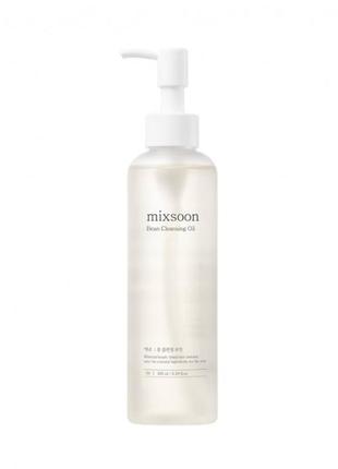 Легка гідрофільна олія для зняття макіяжу mixsoon bean cleansing oil 195 ml