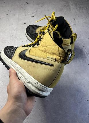 Nike lunar force 1 duckboot metallic gold original чоловічі кросівки5 фото