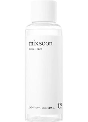 Відновлюючий тонер для обличчя з біфідобактеріями mixsoon bifida toner 150 ml