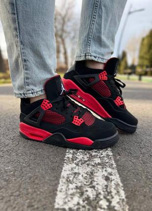 Чоловічі кросівки jordan 4 сrimson red thunder5 фото